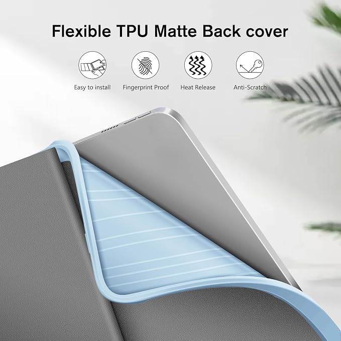 FINTIE Keyboard Case for iPad mini 7th Generation (A17 Pro) / mini 6 8.3 | Detachable Magnetic Bluetooth Keyboard Soft TPU Cover Multi-Angle Viewing Pencil Holder Backlight/Fantasy Ombre