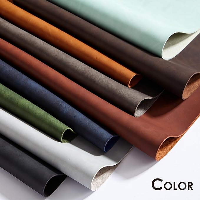 Distressed Leather Desk Mat - Non-Slip PU Desk Pad for Office and Home - Desk Organization and Accessories - Ideal for Large Mouse Pad and Desk Mats on Top of Desks(Espresso,36"x 17")