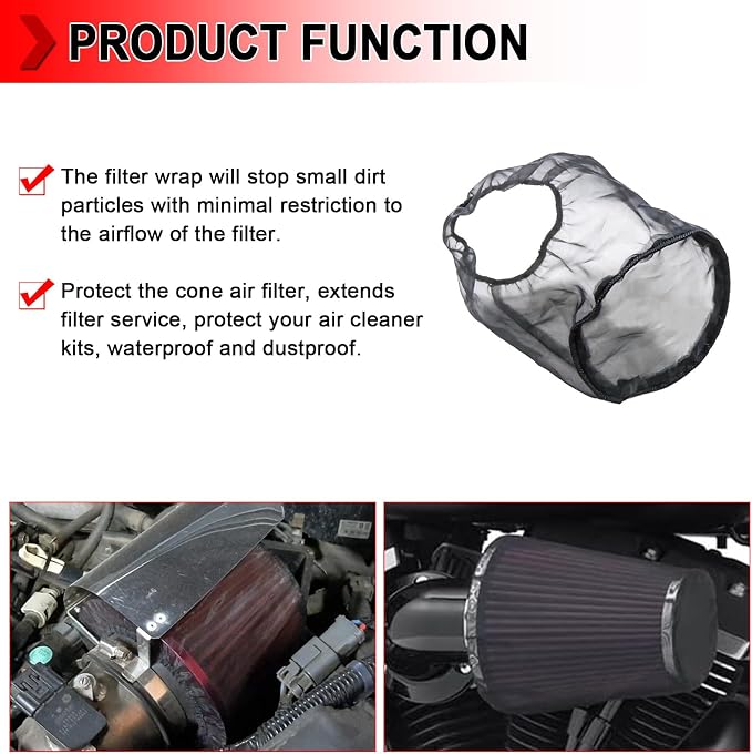 Universal Air Filter Cover, Air Filter Wrap