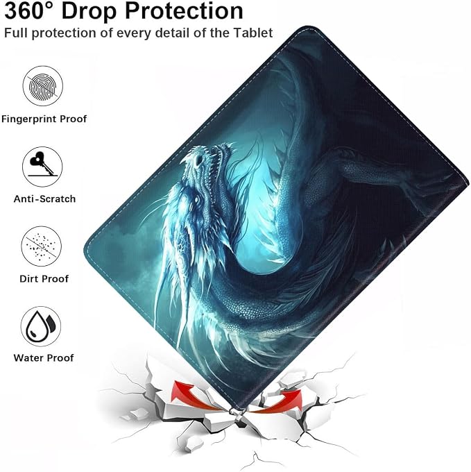 Case for Samsung Galaxy Tab S10 Lite/ S10 FE/ S9 FE 5G 10.9 Inch/ S9 11 Inch - Slim PU Leather Folding Stand Folio Cover with Auto Sleep/Wake - African American Girl