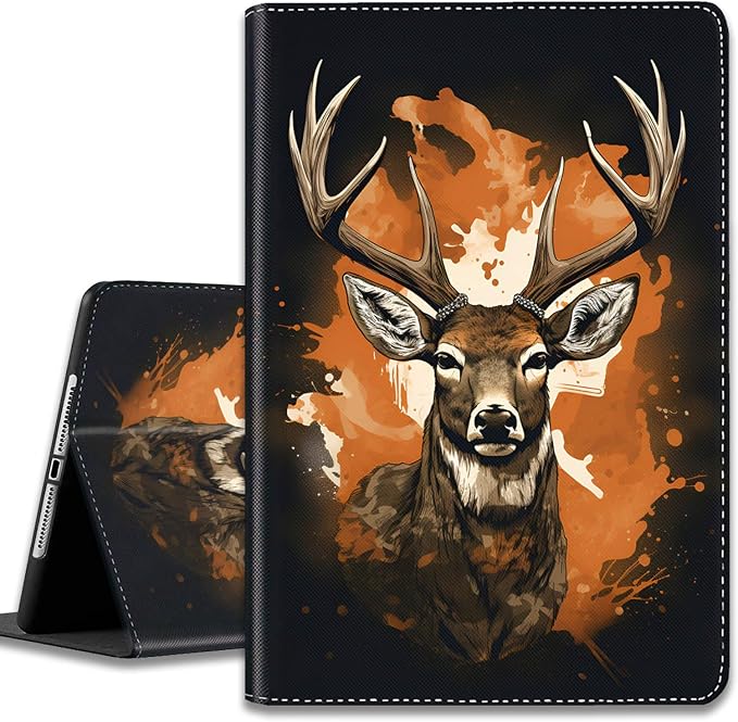 Case for iPad (A16) 11th Generation 11 Inch 2025 / iPad 10th Generation 10.9 Inch 2022 Ultra-Thin Multi-Angle Protective Cover with Auto Sleep/Wake A Dark Horse