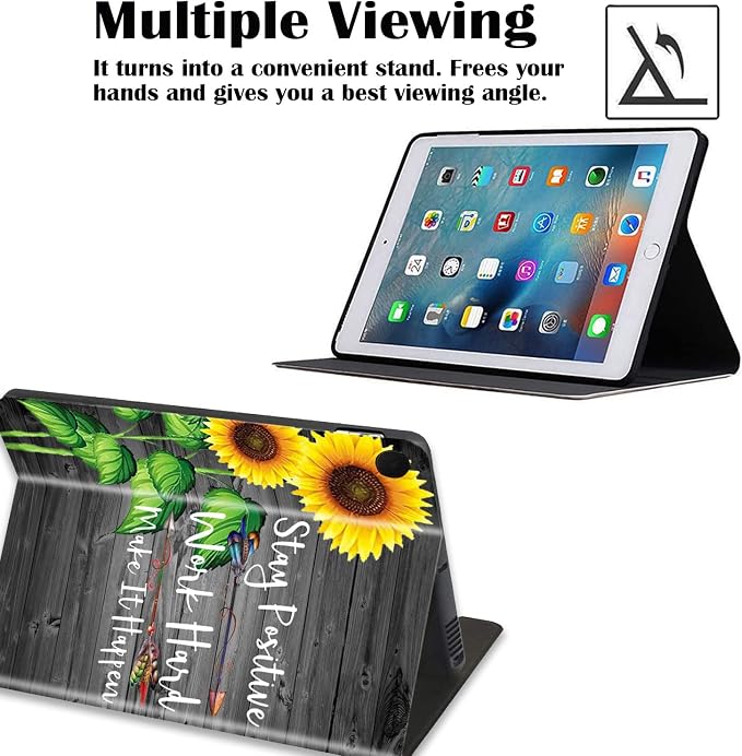 for Samsung Galaxy Tab A8 10.5 2022 Case and Coaster Set Adjustable Stand with Auto Sleep/Wake Shockproof Cover for Samsung Galaxy A8 10.5 Tablet SM-X200/X205/X207 Bible Verse Quotes Psalm 46:10