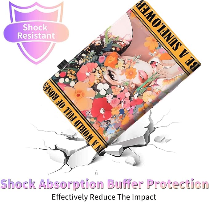 Case Fits All-New Amazon Kindle Fire HD 10 &amp 10 Plus Tablet (13th/11th Generation 2023/2021 Release) 10.1 Durable Shockproof Protective Cover with Auto Wake/Sleep，Black Woman Queen Afro Design