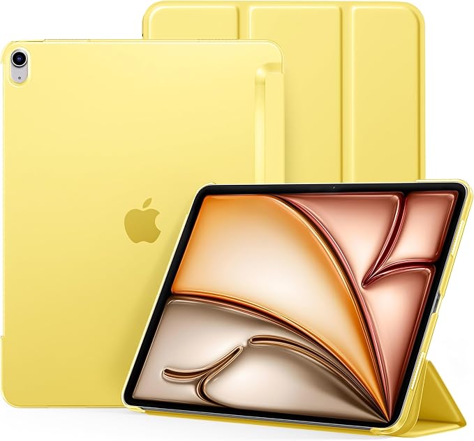 for iPad Air 13 Inch Case M4/M3/M2(2026/2025/2024) Lavender | Slim Trifold Stand Protective Cover with Translucent Hard Back for iPad Air 13 Case Support Touch ID Auto Wake/Sleep