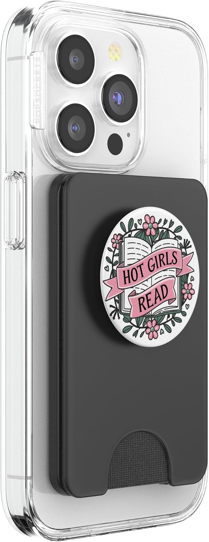 Reading Hot Girls Read Books Bookish Funny Book Themed PopSockets PopWallet for MagSafe