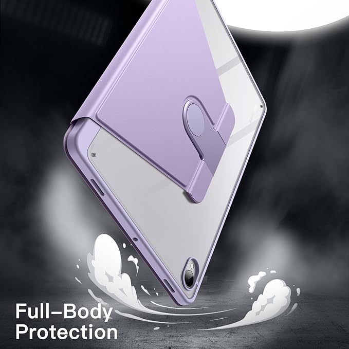 JETech Rotating Case Cover for Samsung Galaxy Tab S11 Black | 360° Rotation Stand Clear Back Design Auto Wake/Sleep S Pen Holder Full Protection