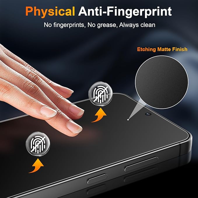 2 Pack for Samsung Galaxy S26+ / S26 Plus [6.7 Inch] Matte Glass Screen Protector + 2 Pack Camera Lens Protector with Easy Installation Kit Anti-Glare 0.2mm Tempered Glass