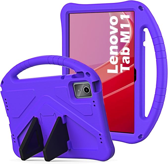 YRH for Moto Pad 2026 Case 11'' Kids EVA Shockproof Tablet Cover with Stand Handle Black