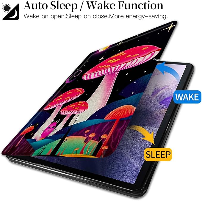 American Flag Deer Pattern Case for All-New Amazon Kindle Fire 7 Inch Tablet (9th/7th/5th Generation 2019/2017/2015 Release)360 Degree Rotating Stand Protective Cover with Auto Sleep/Wake