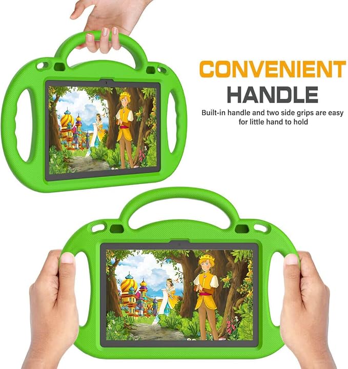Kid-Proof Case for 8 Inch Tablet(12th/10th Generation 2024/2022/2020 Release) - Durable Shockproof Protective Cover with Shoulder Strap for 8 Plus Tablet Not for iPad Samsung Tablet Black