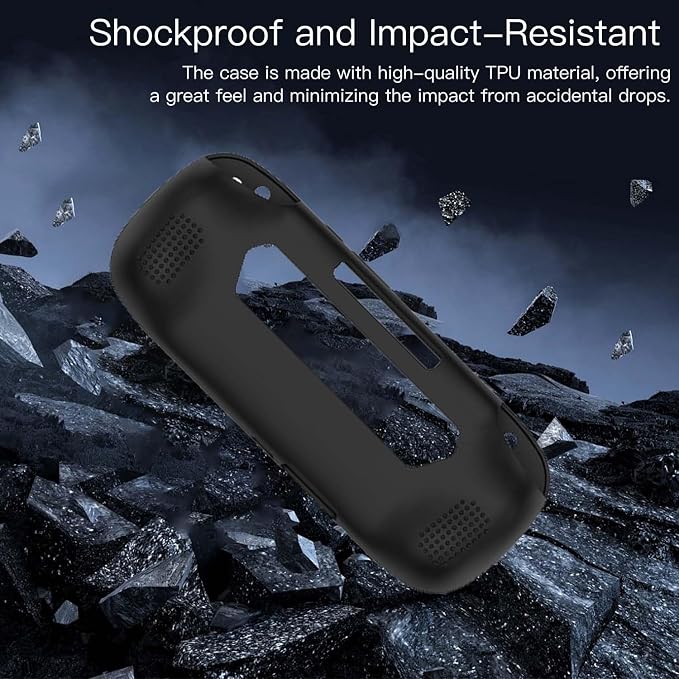 Case Cover for Retroid Pocket 5 Handheld Game Console Soft Silicone Protector Cover Skin Case for Retroid Pocket 5 Anti-ScratchShockproofBlack