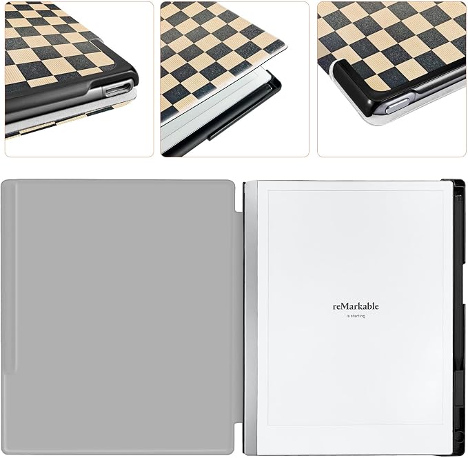 Case for Remarkable 2 Paper Tablet 10.3 2020 ReleasedLightweight and Hard Back Shell Protective Book Folio Cover with Built-in Pen HolderComes with Remarkable 2 Pen Tips.