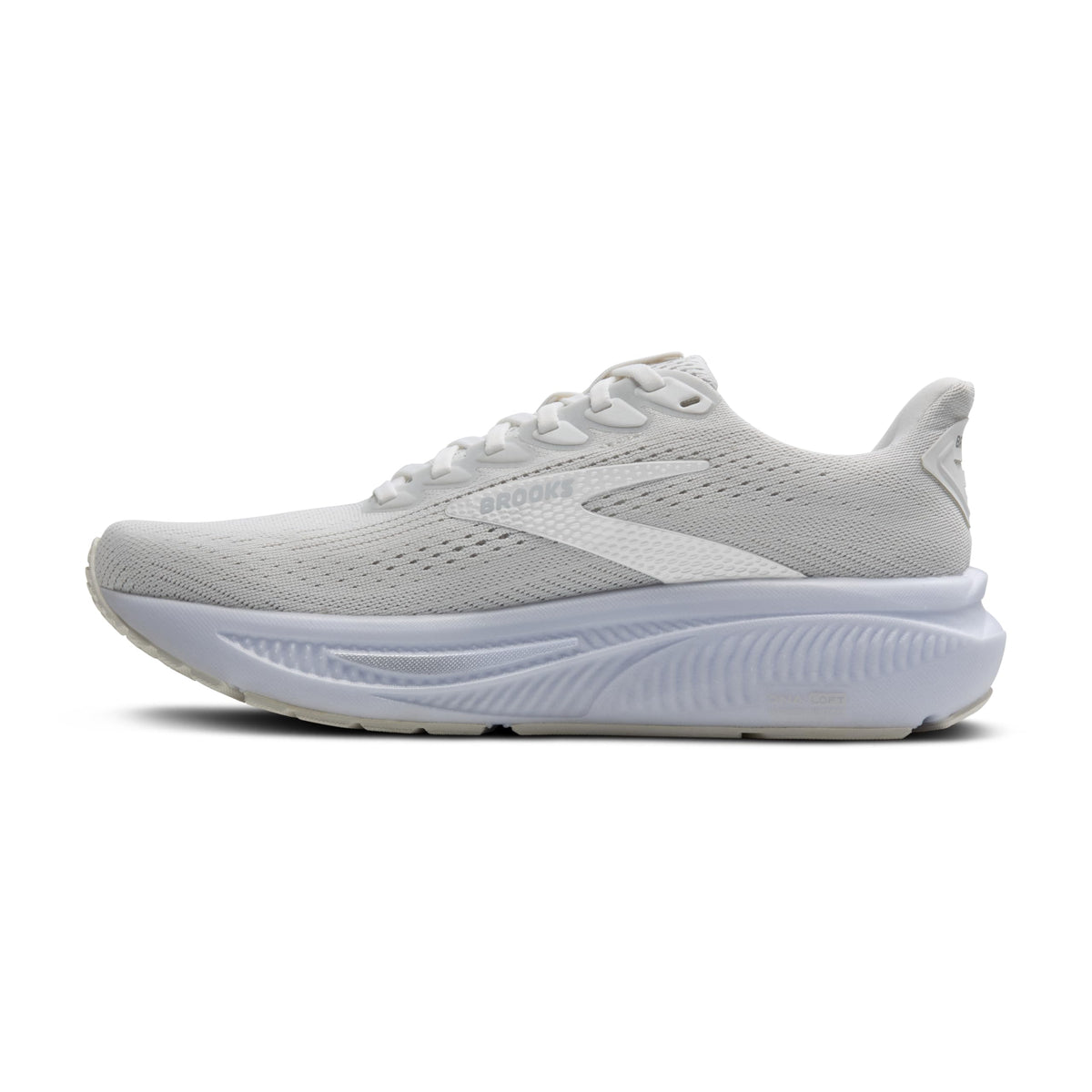 Brooks Women’s Ghost 17 Neutral Running Shoe - White/White/Grey - 10 Medium
