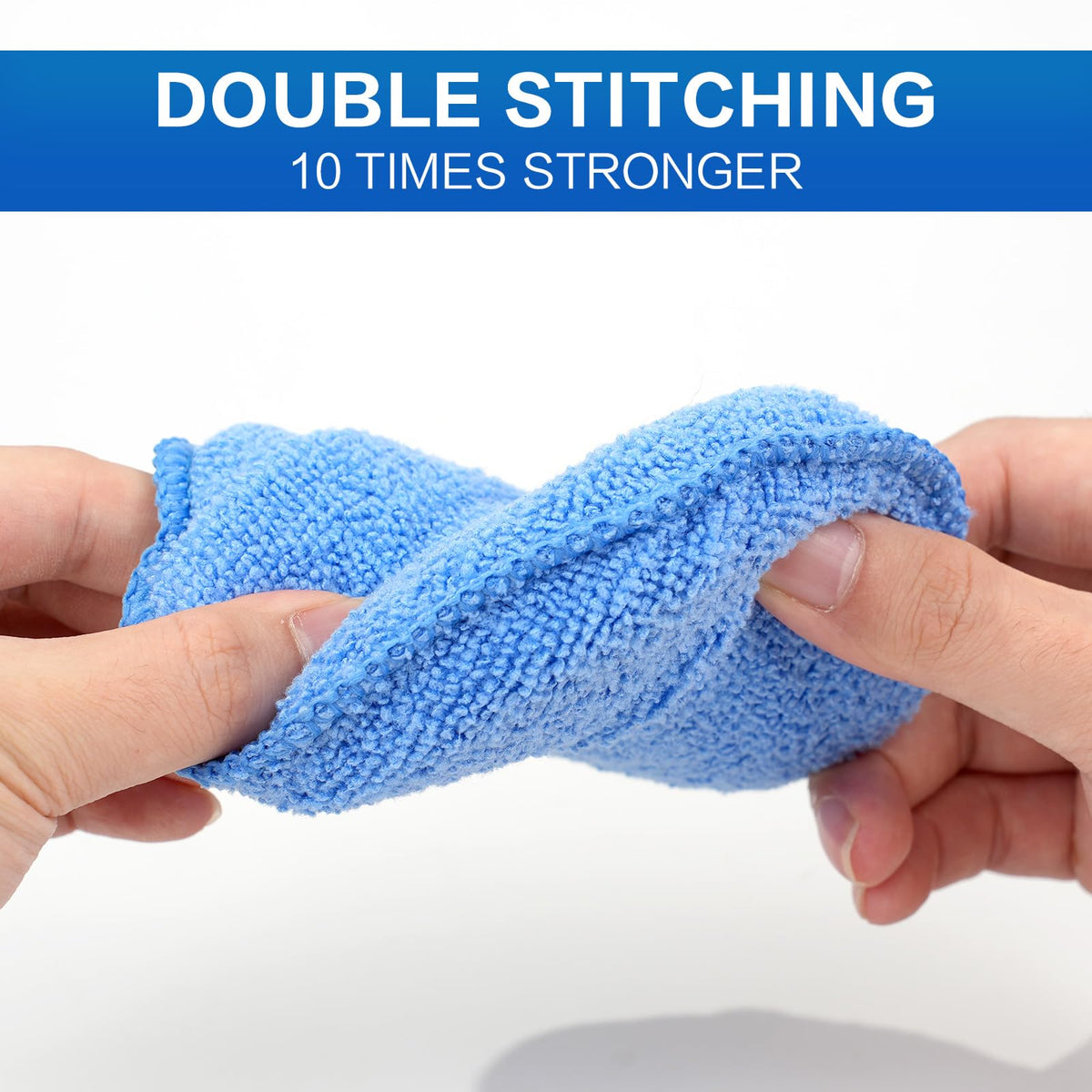 FONASONIC 6 Pack Microfiber Wax Applicator Pads, Car Wax Applicator with Finger Pocket, Detail & Polishing Foam Pad for Car Cleaning and Best Polishing (5 inch)