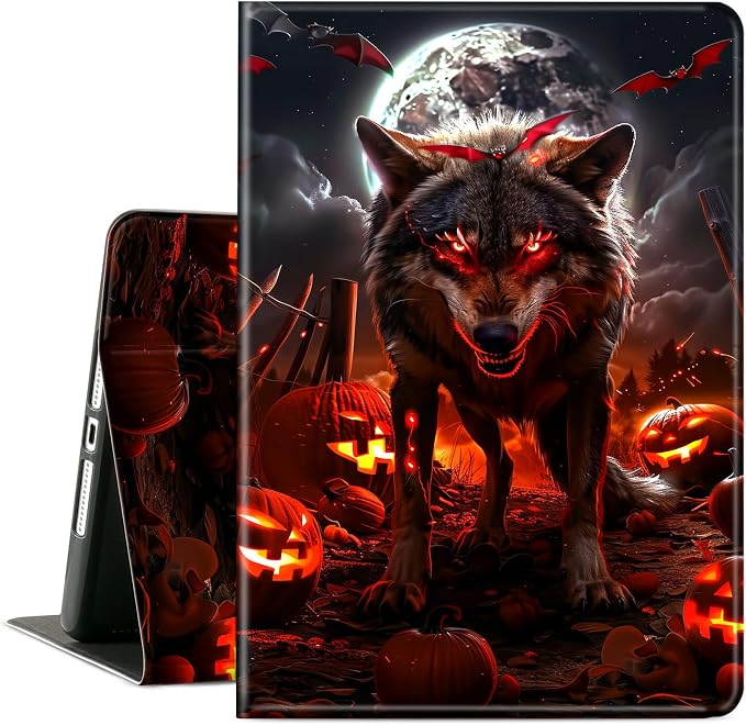 Case for Microsoft Surface Pro 11/10 / 9 13 InchPU Leather Cute Slim Folio Adjustable Stand Cover Case for Surface Pro 11th Edition AIArt Red Dragonfly