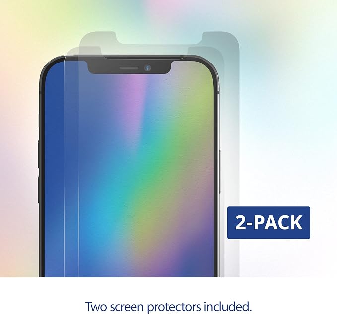 max Protection HD Screen Protection - 2 Pack - Tempered Glass Screen Protector - Made for Apple iPhone 11 and iPhone Xr - Case Friendly