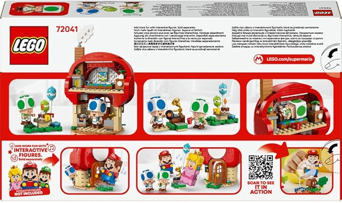 Lego Super Mario Kino House House Birthday Toy Gift Block Boys Girls 7 8 9 Year Old Elementary School Mario Toy Toy Game 72041