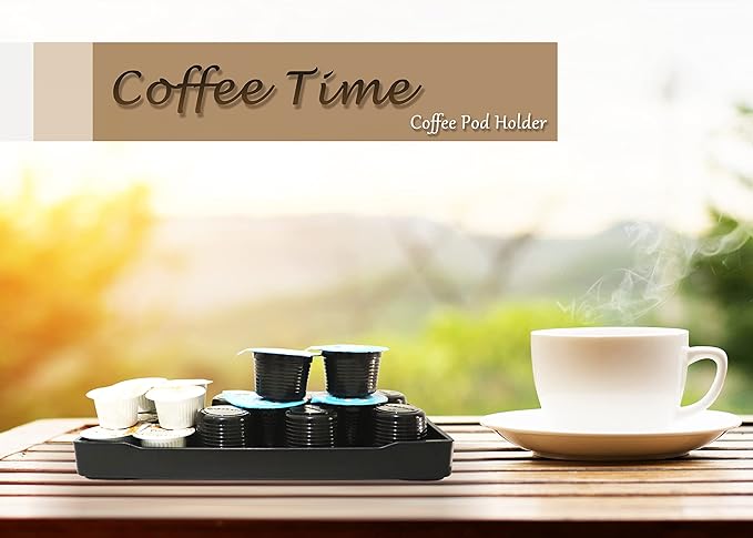Small Black Mini Tray (8 inch x 4 inch) for Kitchen Counter, Bathroom for Vanity Items, Coffee Accessory, Bar, Serving Seasoning, Salt and Pepper, Soap, Perfume or Display Use.