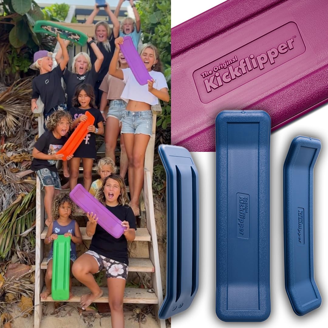 Kickflipper Balance Board, a Fun, Lightweight Trainer That Builds Balance and Confidence (Black)