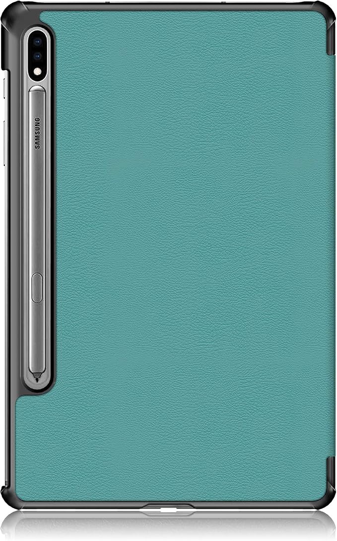 Case for Samsung Galaxy Tab S8 Plus 12.4 2022/S7 FE 2021/S7 Plus 2020 (SM-X800/X806/T730/T733/T736/T738/T970/T975/T976) Lightweight Tri-Fold Stand Thin Cover Auto Wake/Sleep Almond Blossom