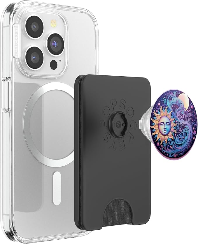 Sun and Moon Lover Astronomy Astrology Stargazer PopSockets PopGrip for MagSafe