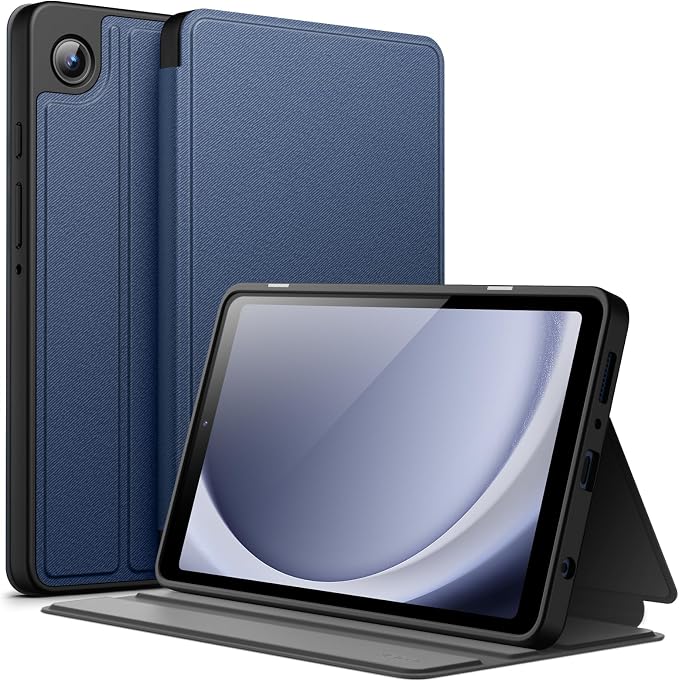 JETech Folio Case Cover for Samsung Galaxy Tab A9 8.7 Black | Multi-Angle Stand Cover Slim Protective Cover Auto Wake/Sleep