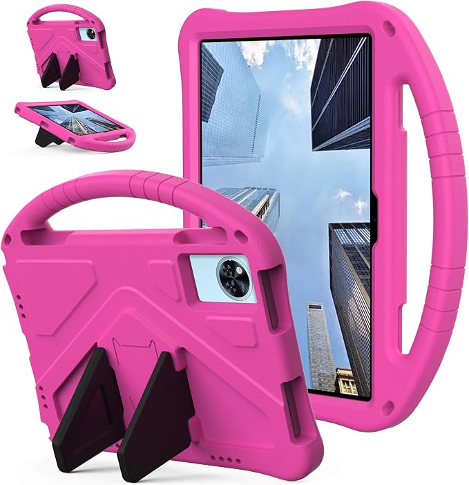 YRH Kids Case for Lenovo Idea Tab 11 inch Tablet 2025 Model TB336FU EVA Shockproof with Stand Handle Black