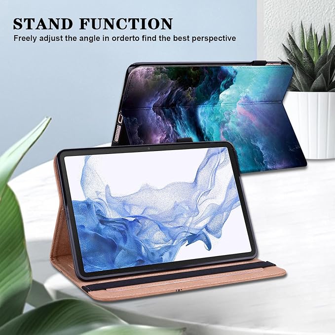 Case for Amazon Fire HD 10 and 10 Plus Tablet (13th/11th Generation 2023/2021 Release)PU Leather Slim Fit Folding Stand Cover - Brown Owl