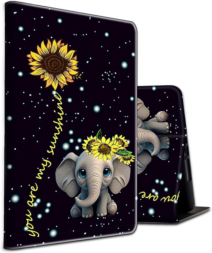 for 10.1 Amazon Fire HD 10 Tablet (13th Generation 2023 Release)PU Leather Multi-Angle Anti Slide Stand Cases with Auto Wake/SleepAnimals Dog Paws Galaxy