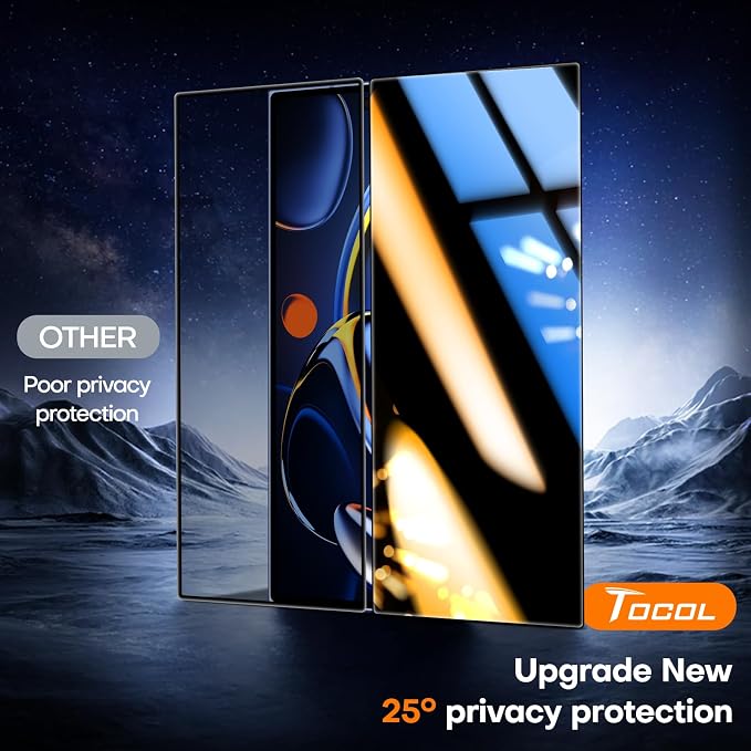 TOCOL for Pixel 2026 Screen Protector Clear | Easy Installation Bubble-Free 9H+ Tempered Glass 11FT Military Grade Shatterproof Anti-Scratch Case Friendly HD 2 Pack