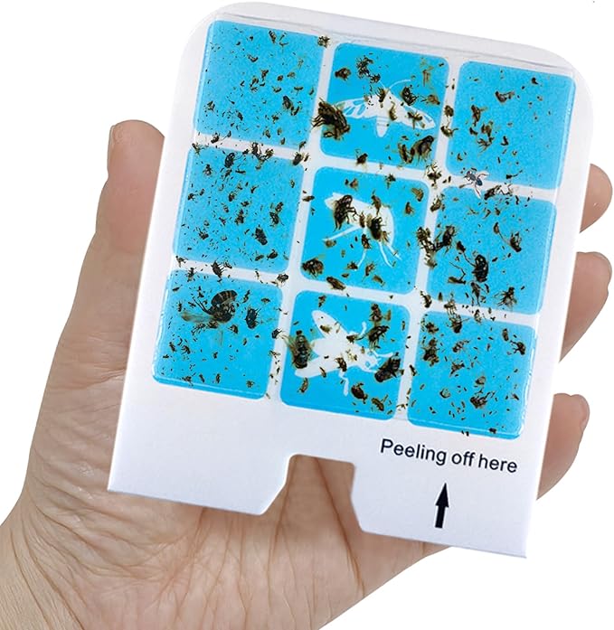 20 Pcs Refill Glue Cards Compatible with Safer Home SH502, SH503 Indoor Fly DT3005W Plug-in Bug Light for Flies, Fruit Flies, Moths, Gnats, and Other Flying Insects