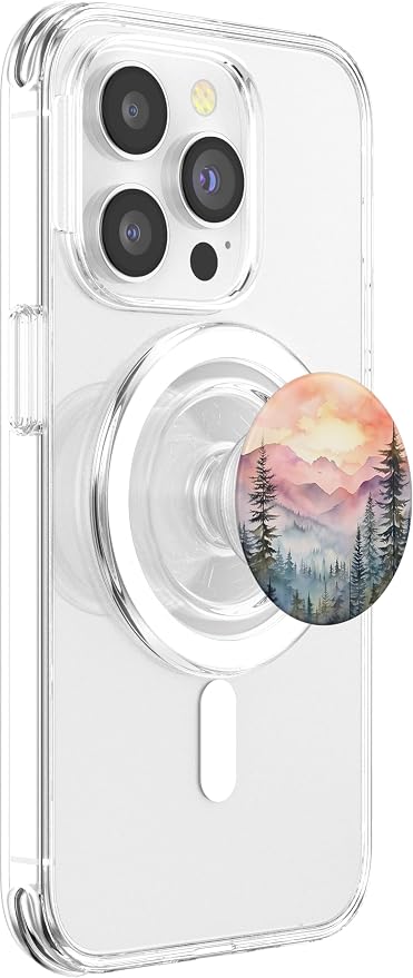 Mountains Wilderness Forest Hiking Pine Tree Nature PopSockets PopGrip for MagSafe
