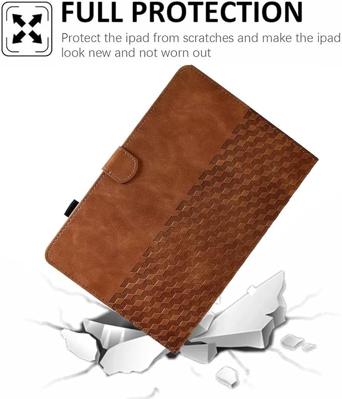 Fancity Case Fits Samsung Galaxy Tab A9/A11 Plus 11” 2025/2023 X210/X216 | Premium PU Leather Cover with Multi-Angles Pencil Holder Smart Wake Sleep for Galaxy Tab A9 A11 Plus X218 Beach