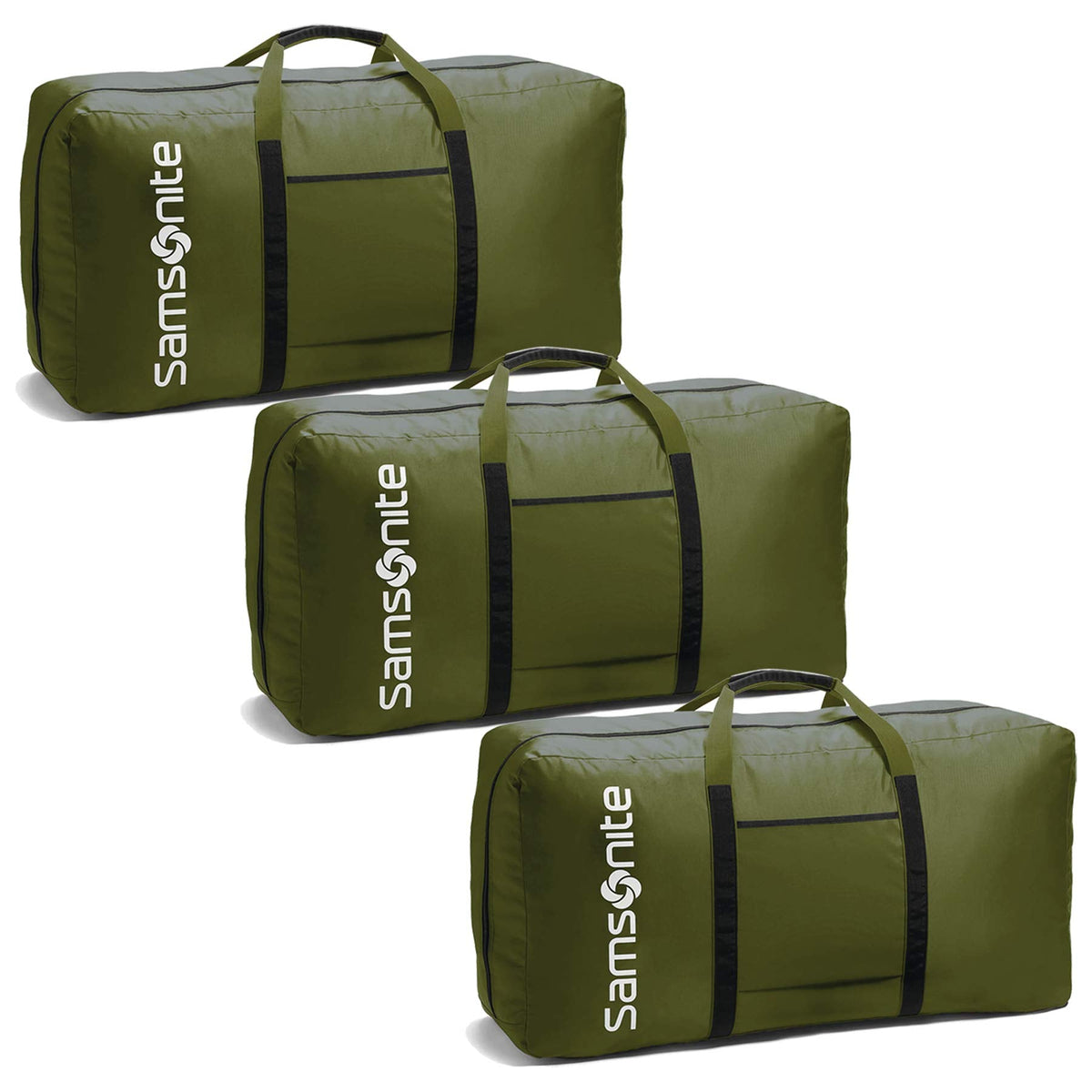 Samsonite Tote-A-Ton 32.5-Inch Duffel Bag, Army Green, 3-Pack