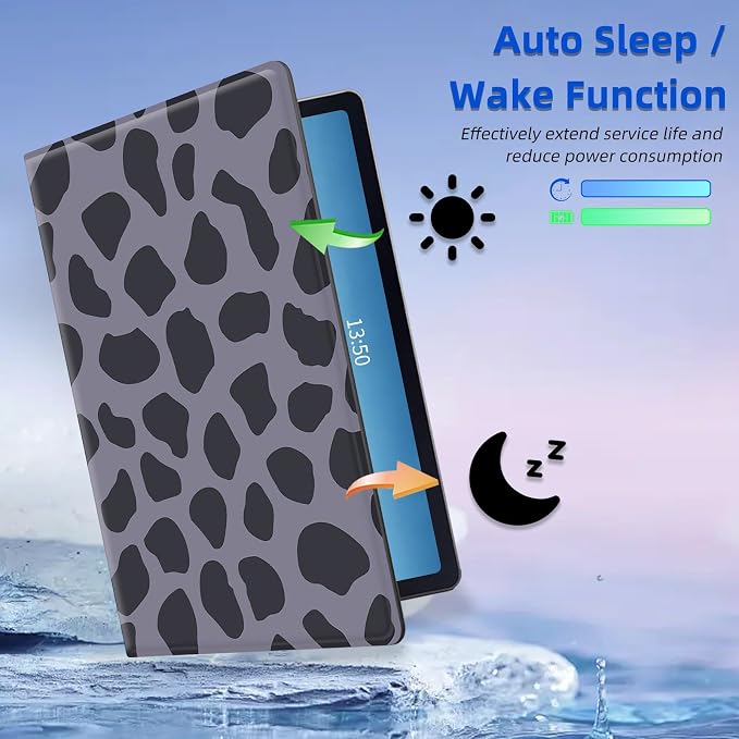 for Amazon Fire Max 11 2023 Release Table Case 11'' Rotating Auto Wake Sleep Leather Table Case for Amazon Fire Max 11 2023 Release Stand Bird Flowers Design for Woman Man