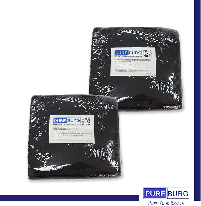PUREBURG Carbon Filter, Cut-to-Fit Carbon Pad 16 x 48 inches