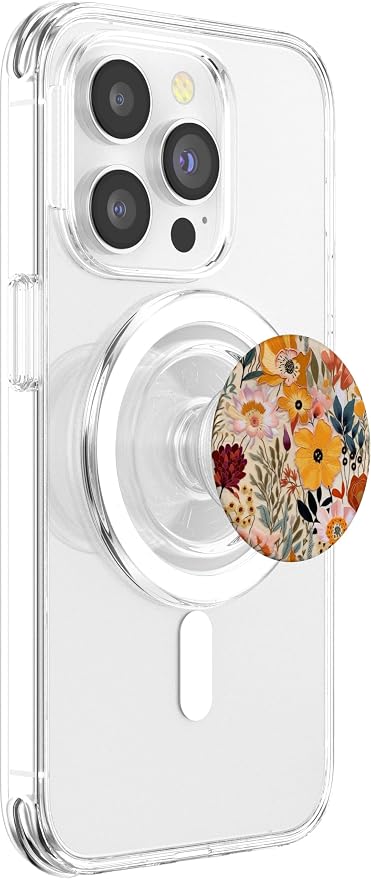 Colorful Wildflower Florals Flower PopSockets Adhesive PopGrip