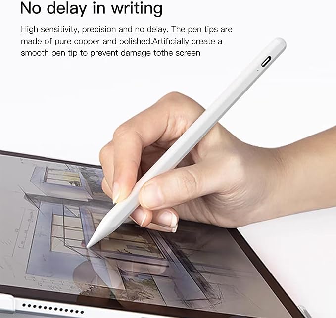 2023 New Touch Screen Stylus Pen Compatible for iPad 2021 9th gen/2020 8th gen/2019 7th gen/2018 6th gen - Black