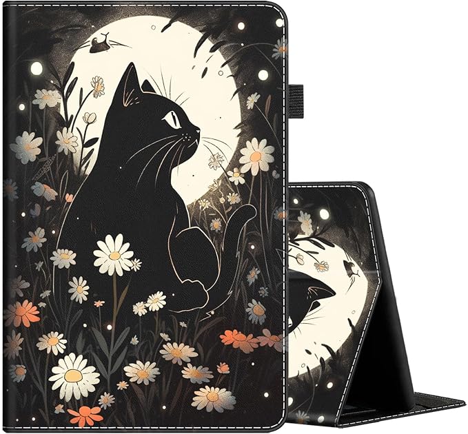 Case Cover for Amazon All-New Kindle Fire 7 Tablet (2022 Release-12th Generation) Latest Model 7 Slim Folding Stand Cover with Auto Wake/Sleep Dancing Skeleton in Mexican Costume