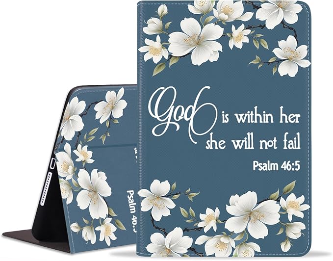 Case for iPad (A16) 11th Generation 11 Inch 2025 iPad 10th Generation 10.9 Inch 2022 Adjustable Stand Auto Wake/Sleep Smart Leather Case African American Black Girl