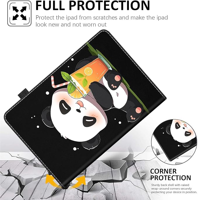 Case for All-New Amazon Fire HD 10 and 10 Plus Tablet (13th/11th Generation 2023/2021 Release) 10.1 - Slim Fit Standing Cover with Auto Sleep/Wake，Wolf