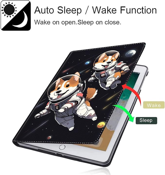 Case for New iPad (A16) 11th Generation 11 Inch 2025for iPad 10th Generation 2022 10.9 Inch Multi-Angle Stand Smart Cover Shockproof with Auto Wake/Sleep Baby Dragon
