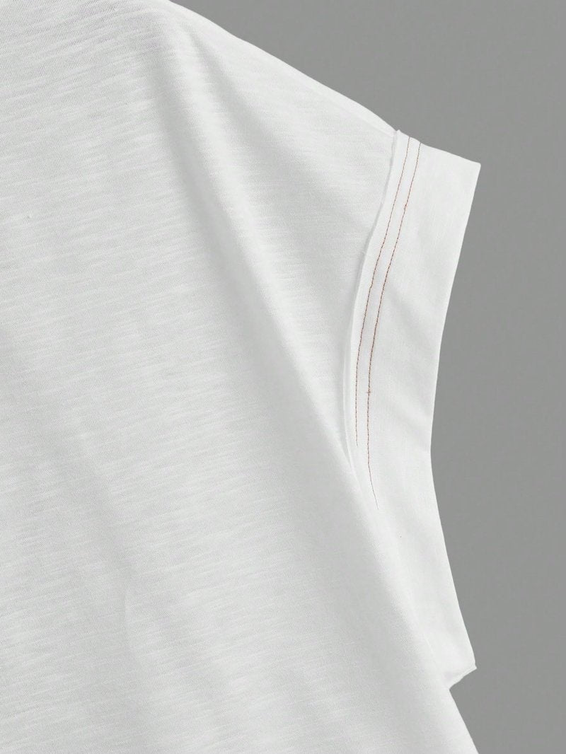 SOLY HUX Women Open Back Tops Workout Backless Tee Casual Athletic Shirts Short Sleeve Oversized Gym T Shirt Solid White Small