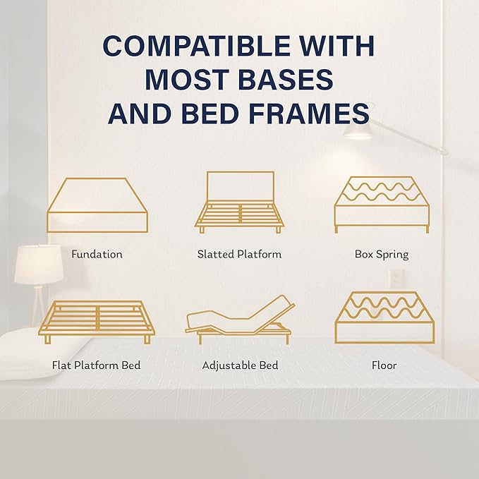 EGOHOME 12 Inch Queen Mattress, Copper Gel Cooling Memory Foam for Back Pain Relief, Therapeutic Bed in a Box, Foam Made in USA, CertiPUR-US Certified, 60x80x12 Black