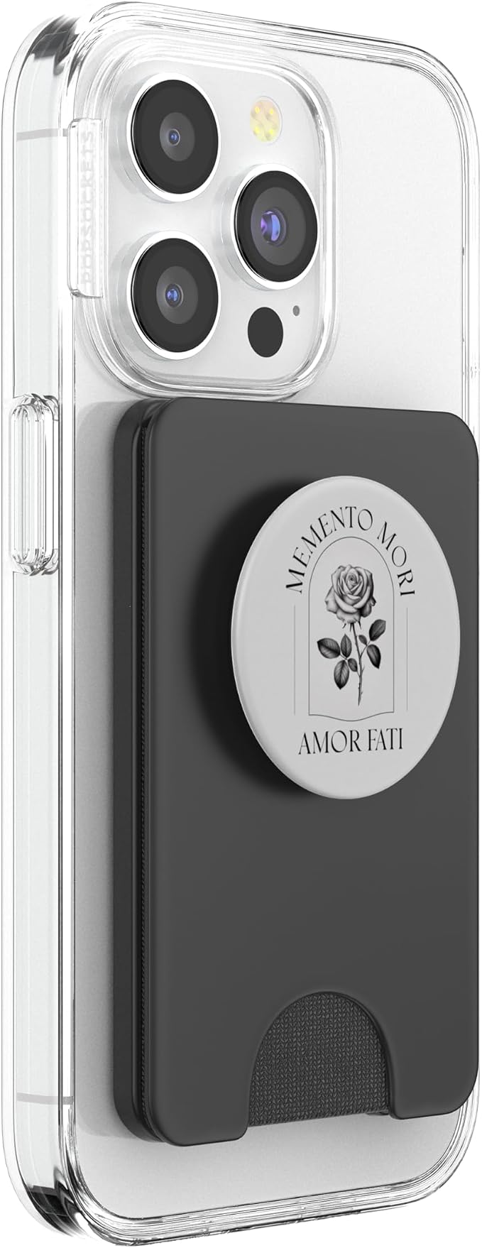 Memento Mori Amor Fati | Stoic Philosophy &amp Latin Language PopSockets PopWallet for MagSafe