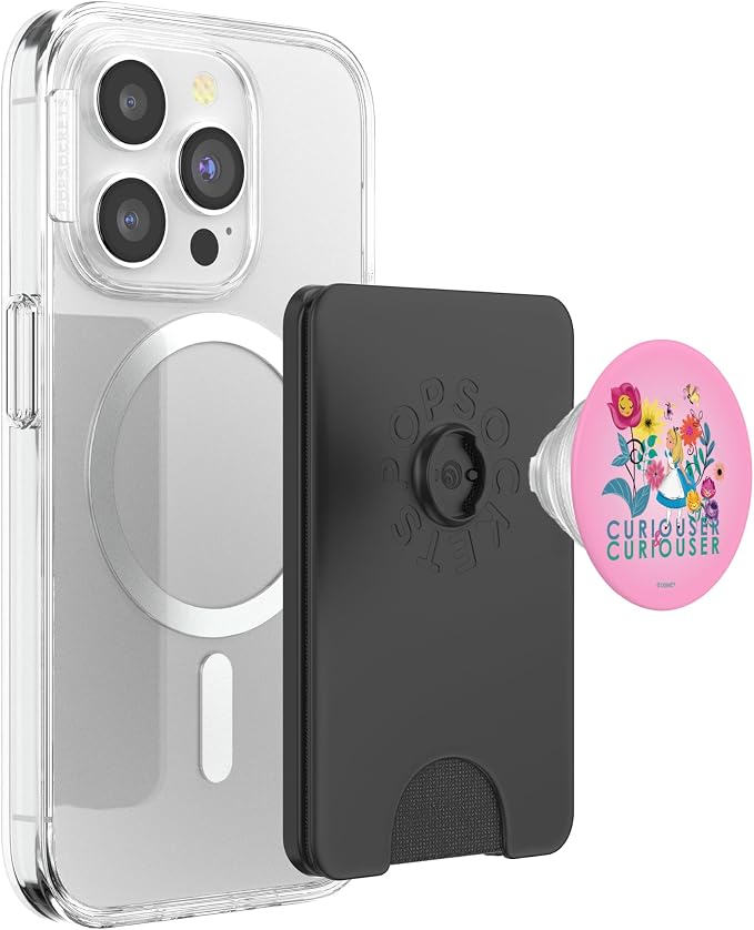 Disney Alice in Wonderland Curiouser &amp Curiouser Pink PopSockets Adhesive PopGrip