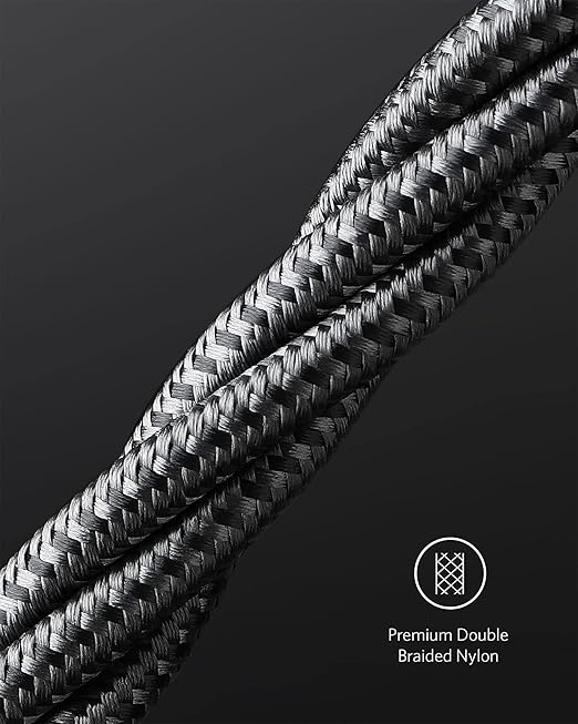 Anker USB C to USB C Cable 100W Fast Charging Cable (2-Pack 10 ft Black) | For iPhone 17 Series MacBook Pro 2020 Pixel and More (Not for Video Output)