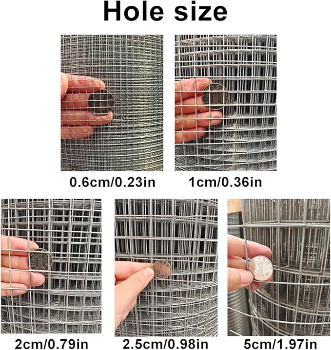 Garden Chicken Wire Animals Enclosure 304 Stainless Steel Woven Wire Mesh