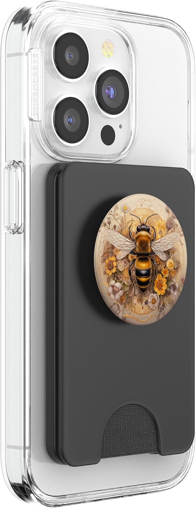 Floral Bee Watercolor Boho Style PopSockets PopGrip for MagSafe
