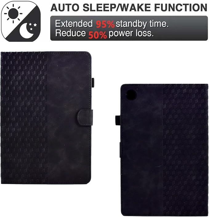 Case for Lenovo Tab M11/Tab K11 LTE 11 2024 Cover (Model:TB330FU) Magnetic PU Leather Folio Adjustable Stand Case Foldable Card Holder Multi-Angle Lenovo Tab M11Black